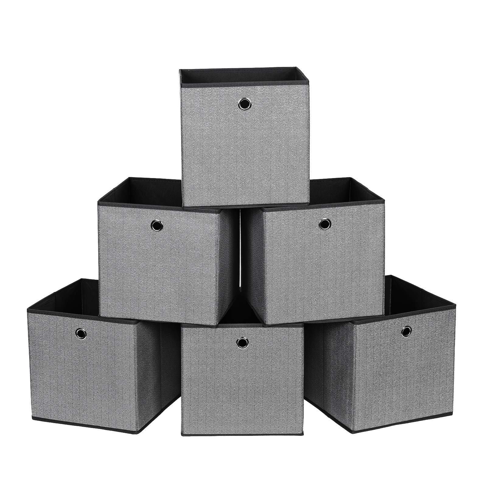 Buy SONGMICS Set of 6 Storage Boxes, Cube Storage Organiser, Toy