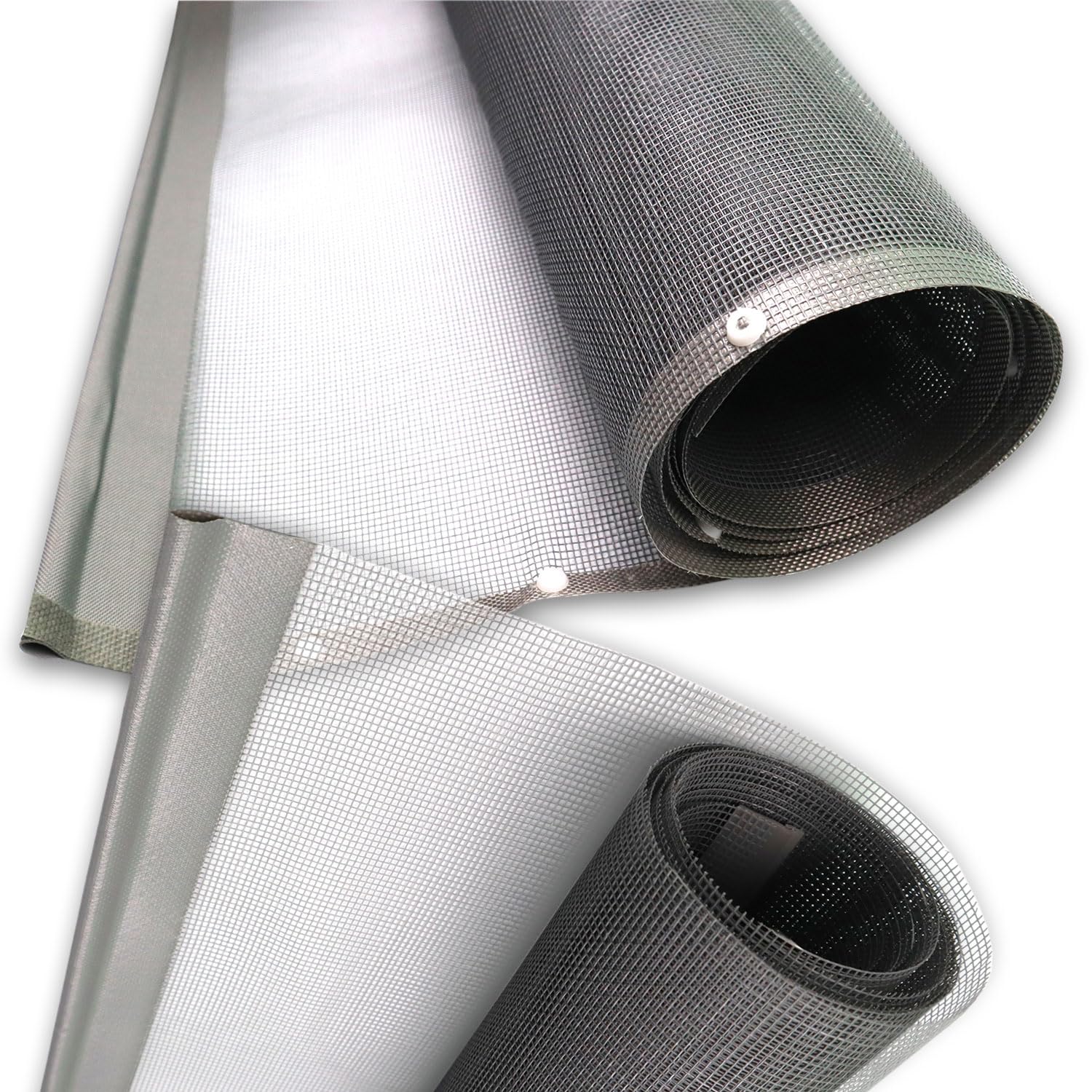 AWITALIA - Rete per zanzariera prodotta su misura (made in Italy) dimensioni a partire da 100x150 (larghezza x altezza) di colore grigio