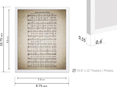 Miniatura 93 de Poster Master Póster vintage con texto en inglés «How Great Thou Art», impresión de partituras de música retro, arte de pared de himnario, regalo