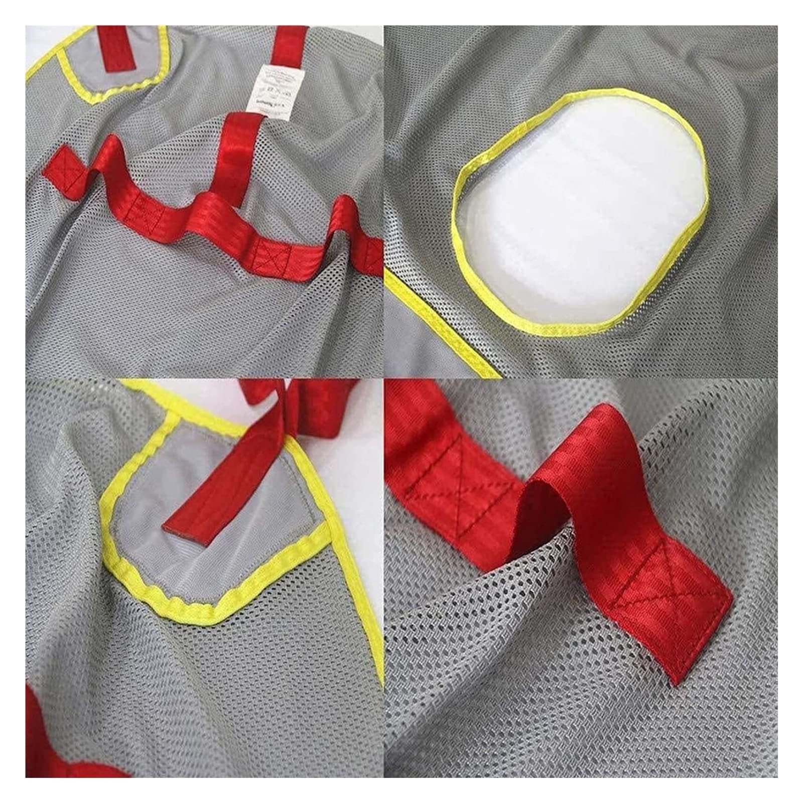 Elevador de pacientes para baño y transferencias, cinturón de apoyo de cuerpo completo con trabillas acolchadas para las piernas y reposacabezas, cinturón de salud ajustable de 4 puntos para ancianos