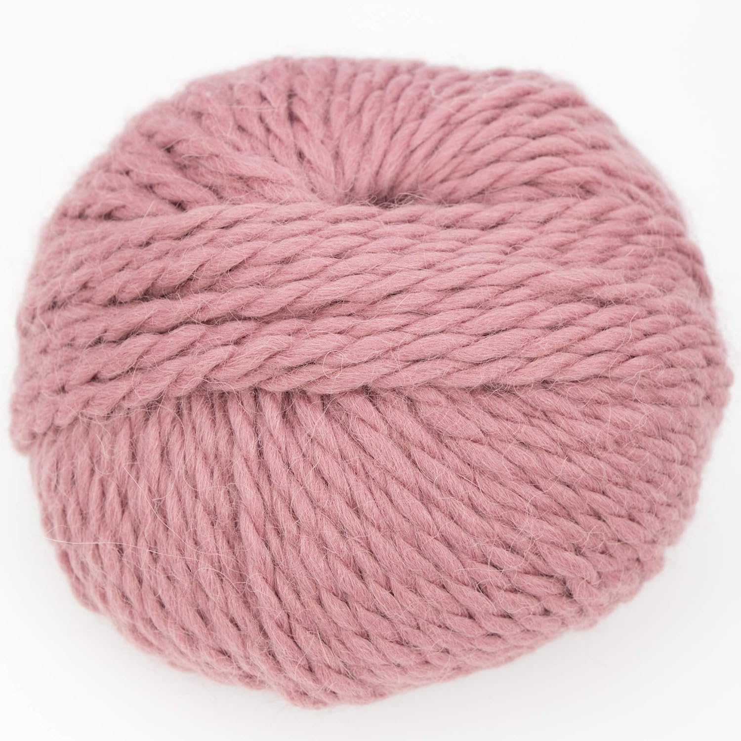(Set of 3) 100% Baby Alpaca Yarn Not Wool [163.5 Yards Total] (Pink Mauve, #5 Bulky)
