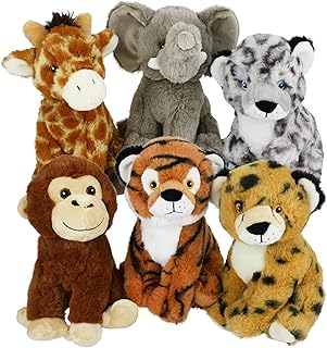 Multipet Eco Safari Animal Dog Toy, Assorted Styles, 8