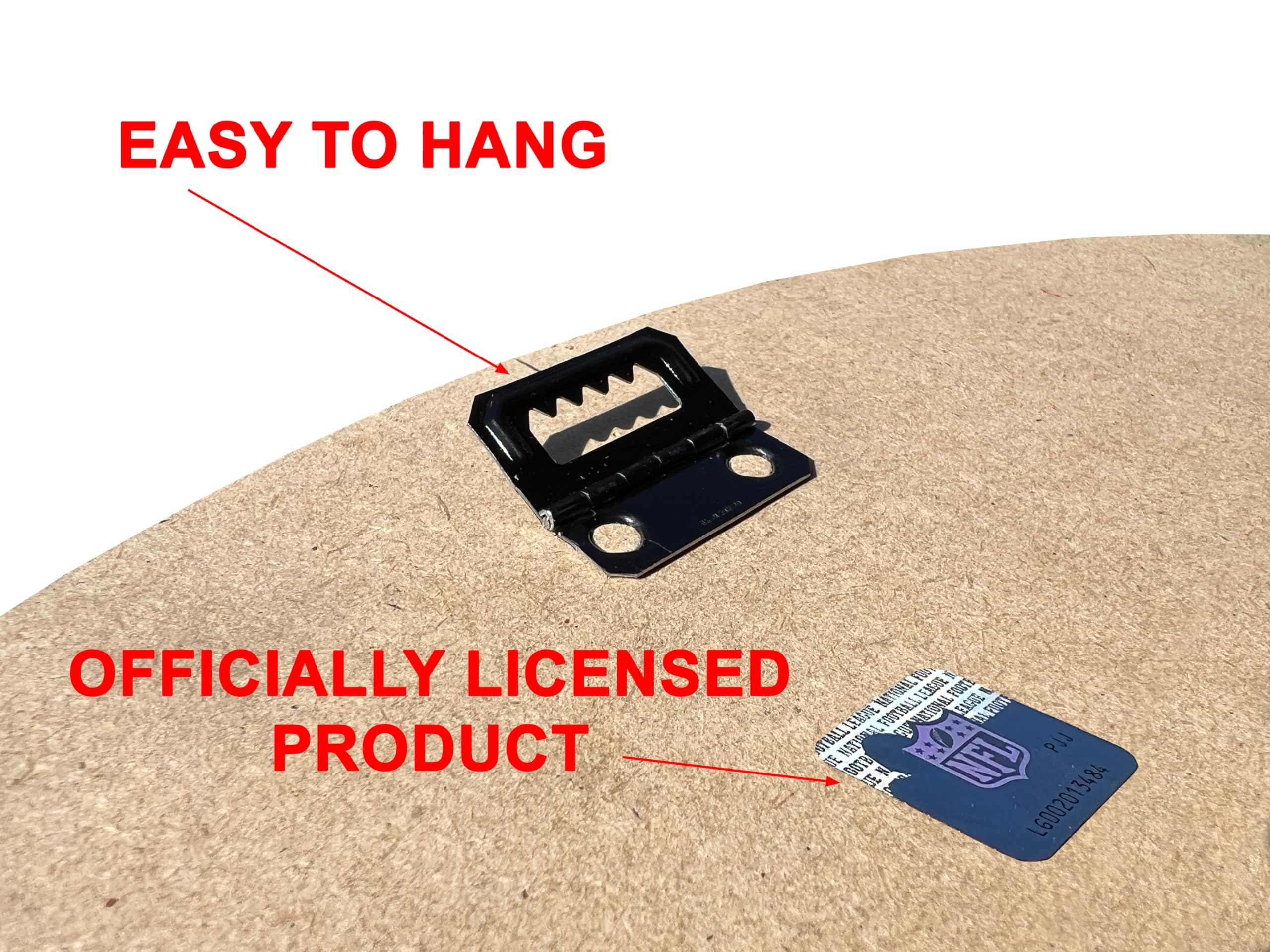 Fan Creations Detroit Lions NFL Dad's Garage NFL Logo 16in Circular Wood Sign