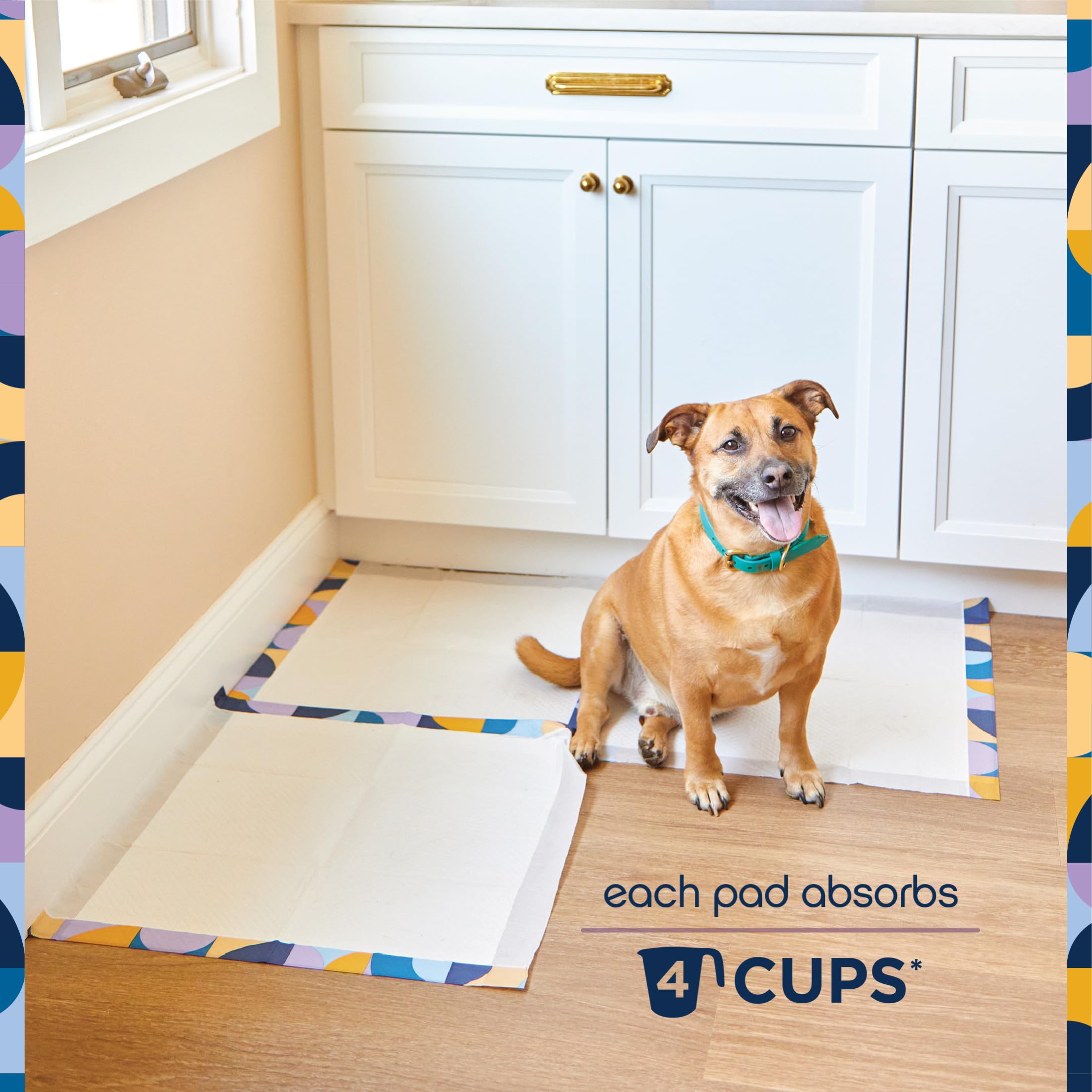 Pet Life Unlimited Create-a-Size - Almohadillas modulares para Cachorros | Almohadillas de Entrenamiento | Control de olores sin Fragancia | Súper absorbentes | a Prueba de Fugas | Fabricado en los