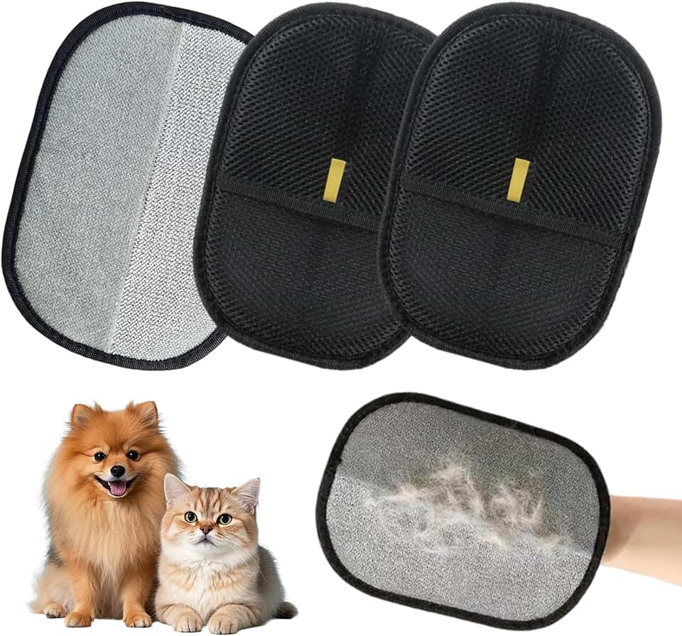 WiseJoy 3 Piezas Quitapelos para Mascotas, Sofá y Alfombra