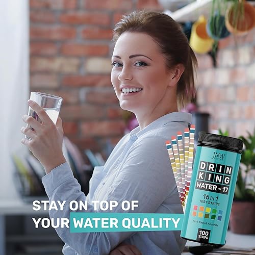 Miniatura 4 de JNW Direct Kit de prueba de agua potable 17 en 1, kits de prueba de agua rápidos y precisos para agua potable con kit de prueba de bacterias, kit de