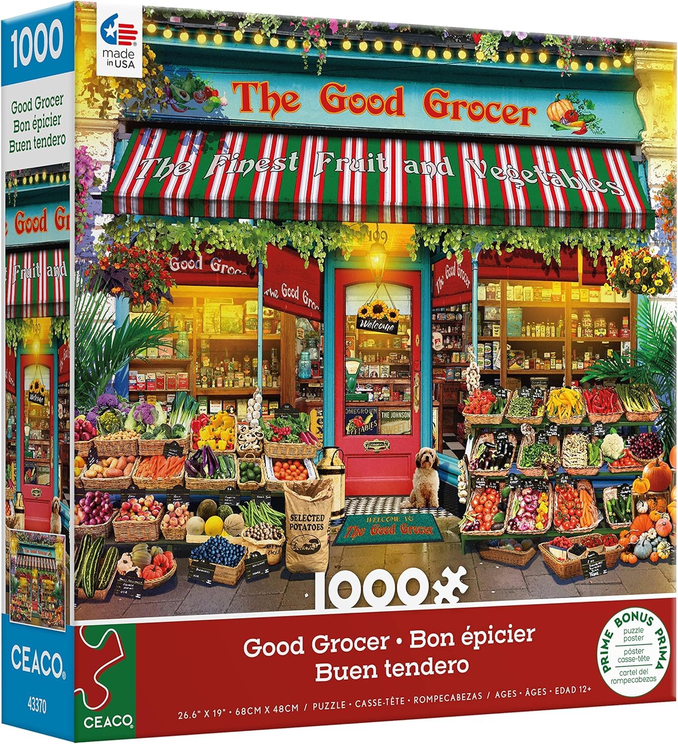 Ceaco - Gary Walton - Shop Windows - Good Grocer - 1000 Piece Jigsaw Puzzle