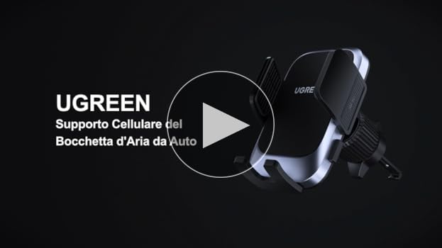 UGREEN Supporto Auto Per Telefono - Clip Per Bocchette, Girevole 360°, Per IPhone, Galaxy, Xiaomi - Foto 10