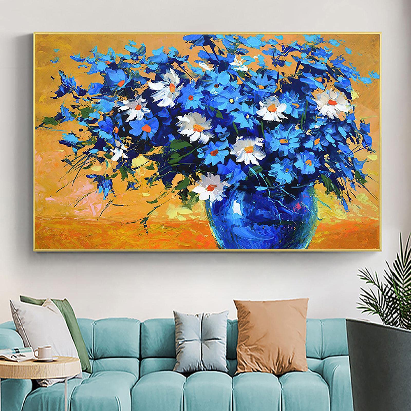 絵画　ブルーデイジー 絵画 ブルーデイジー 楽天市場】造花 ブルー デイジーの通販