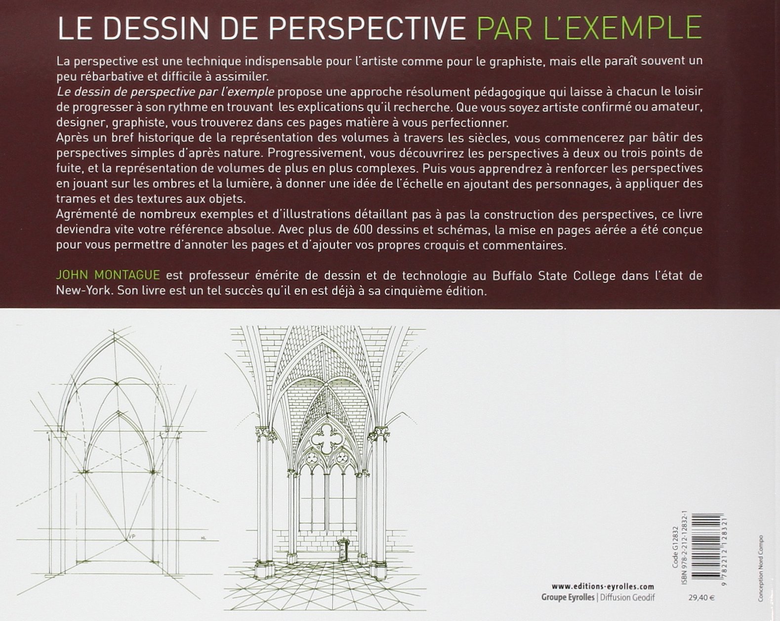 Le dessin de perspective par l'exemple: Pour les artistes, les architectes, les designers et les graphistes