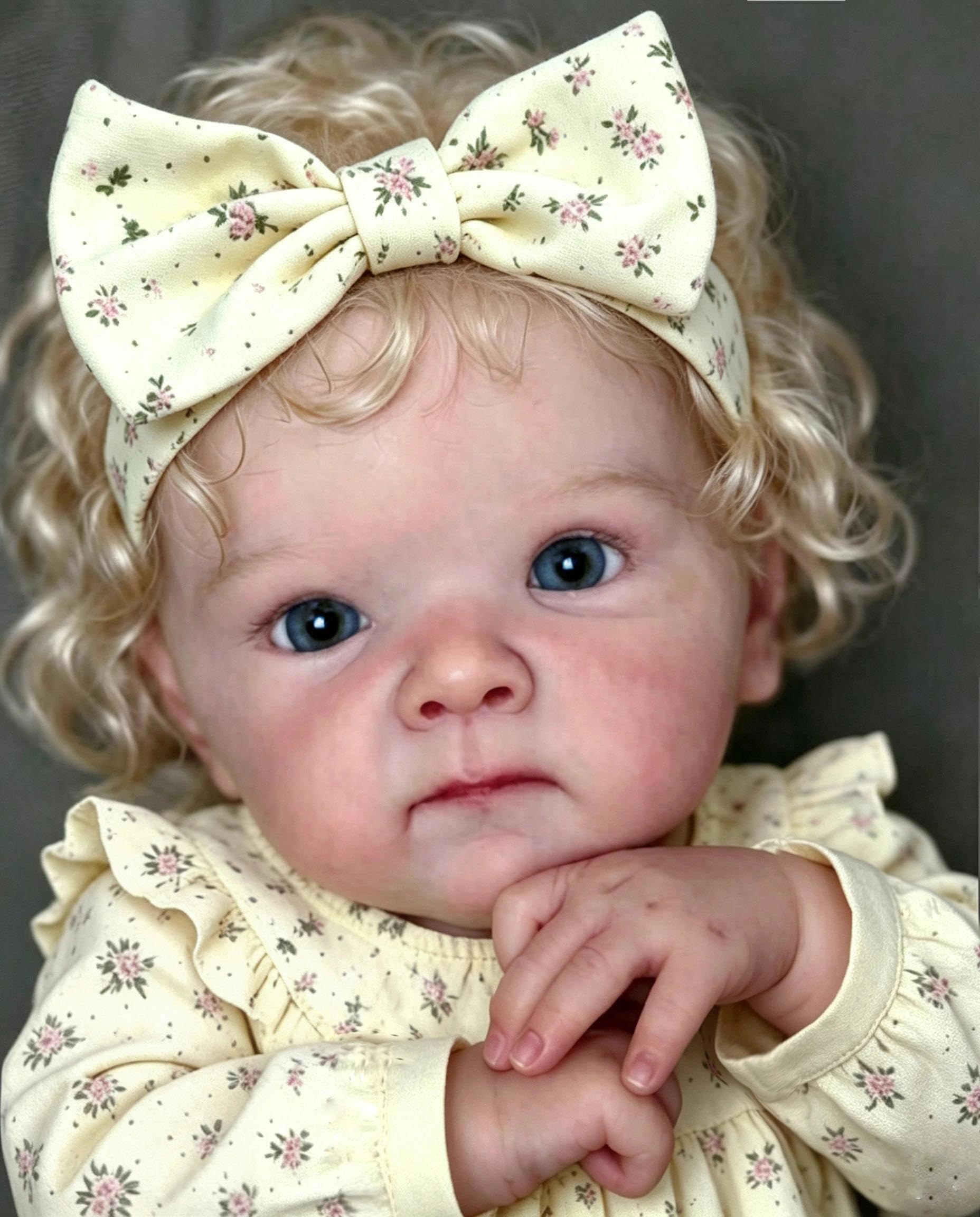 Zero pam Reborn Baby Mädchen 50CM Reborn Baby Vollvinyl Lebensecht Puppe