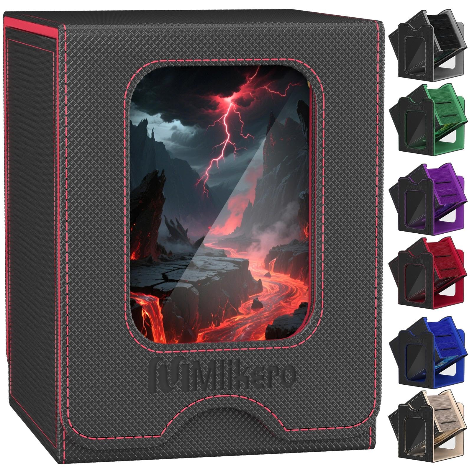 Mlikero Commander Deck Box, Card Deck Box, Commander Display