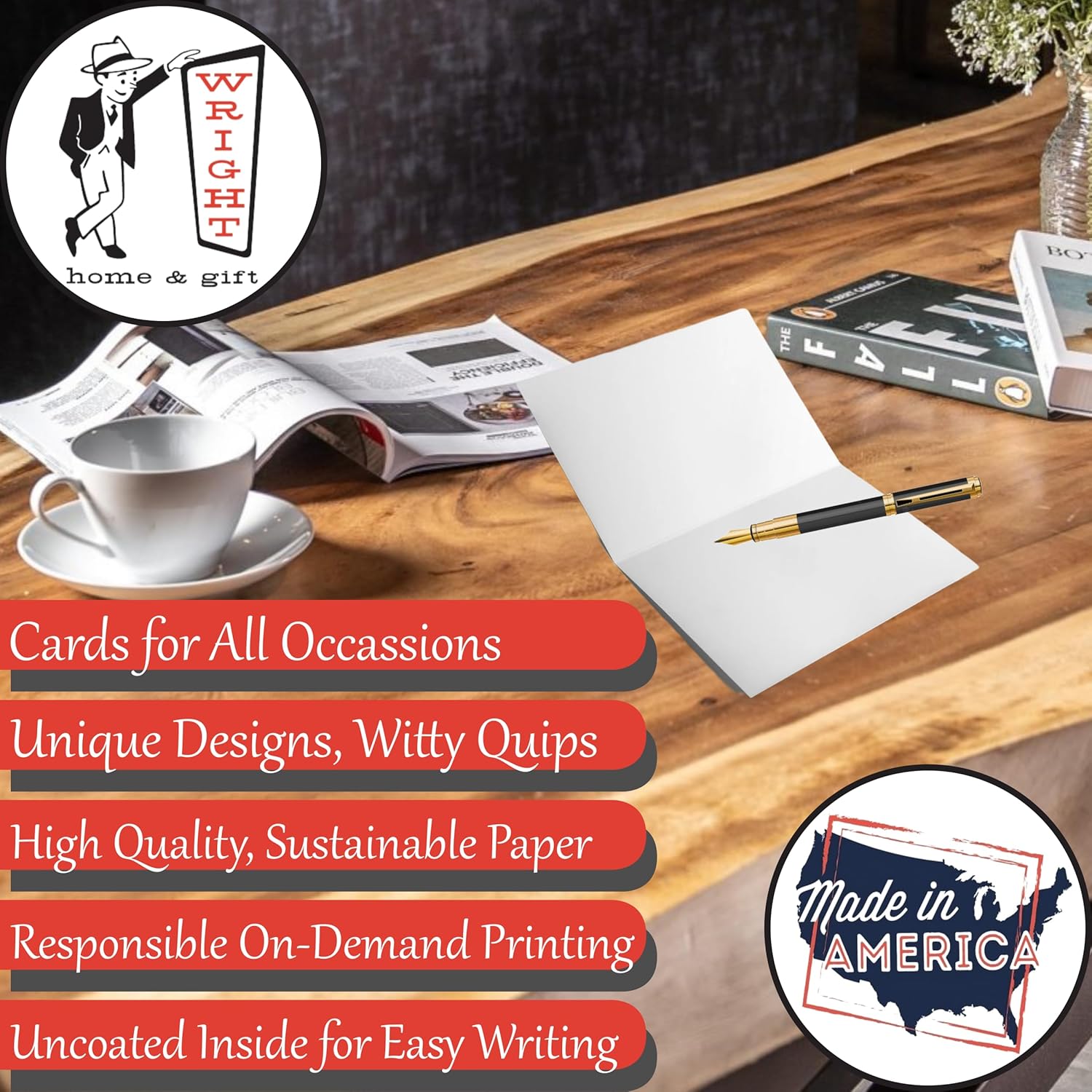 Wright Home & Gift Rest of Life Funny Anniversary for Husband/Wife Greeting Cards | 1 Pack Single + 1 Envelope (5x7) - Image 6