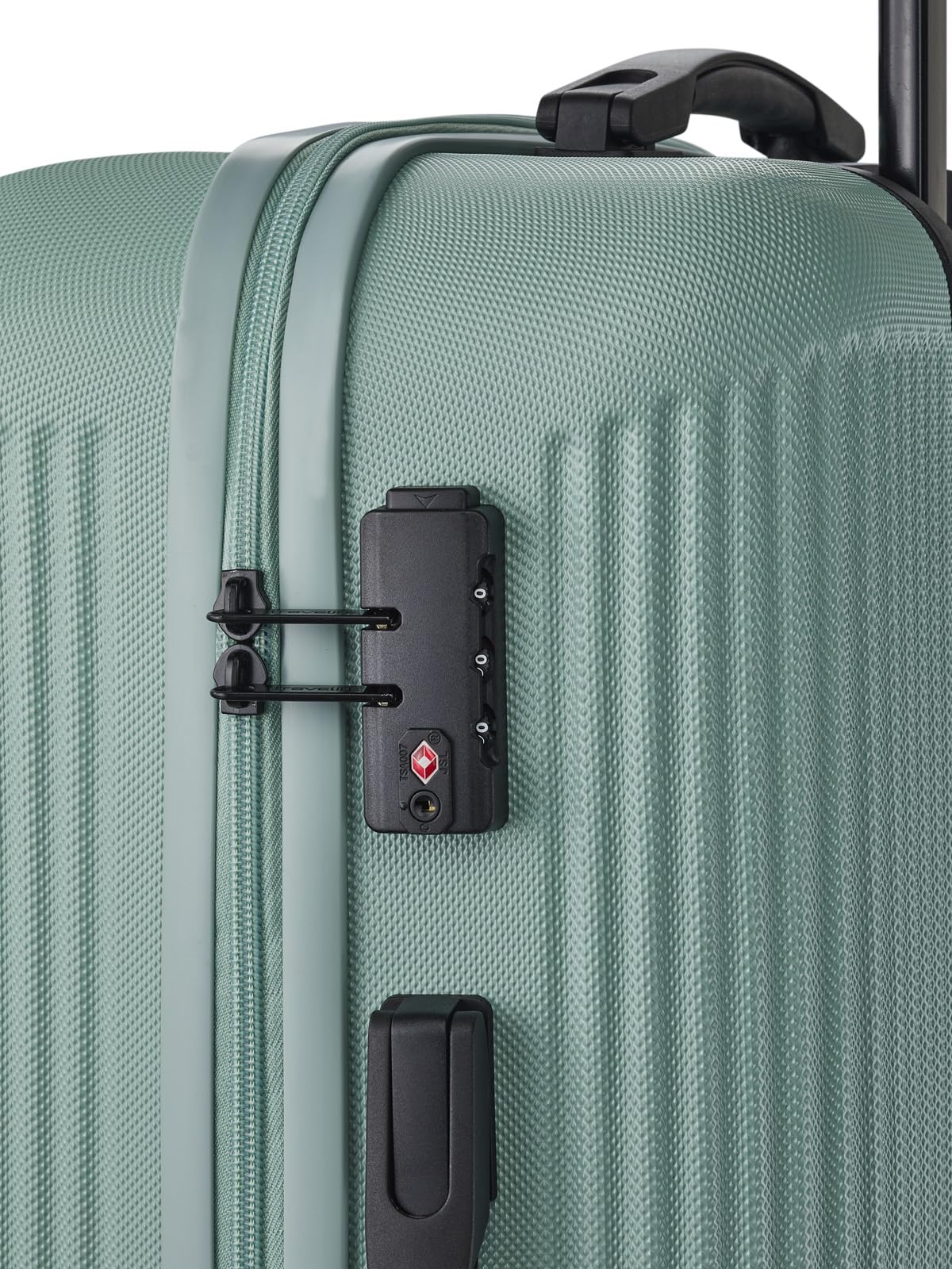 Travelite Zestaw walizek na 4 koła, 3-częściowy, rozmiary L/M/S, seria bagażowa Bali: ABS twarda obudowa na kółkach, miętowy, Trolley Größe M (67 cm), Twarda obudowa na kółkach z 4 kółkami
