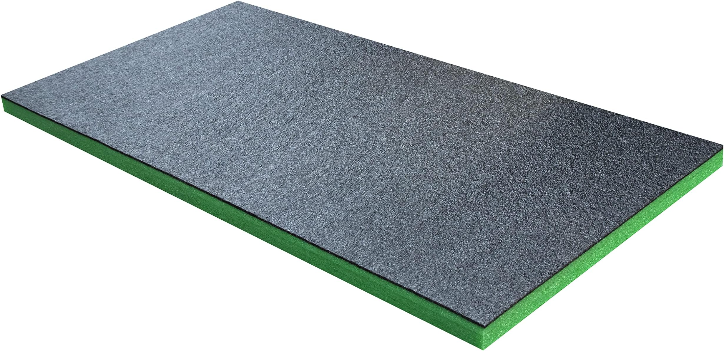 Shadow Foam Medium Sheet - 1000mm x 500mm | Cut and Peel Foam for Toolbox Organisation, Flight Cases, DIY & Tool Storage Systems (30mm, Green)