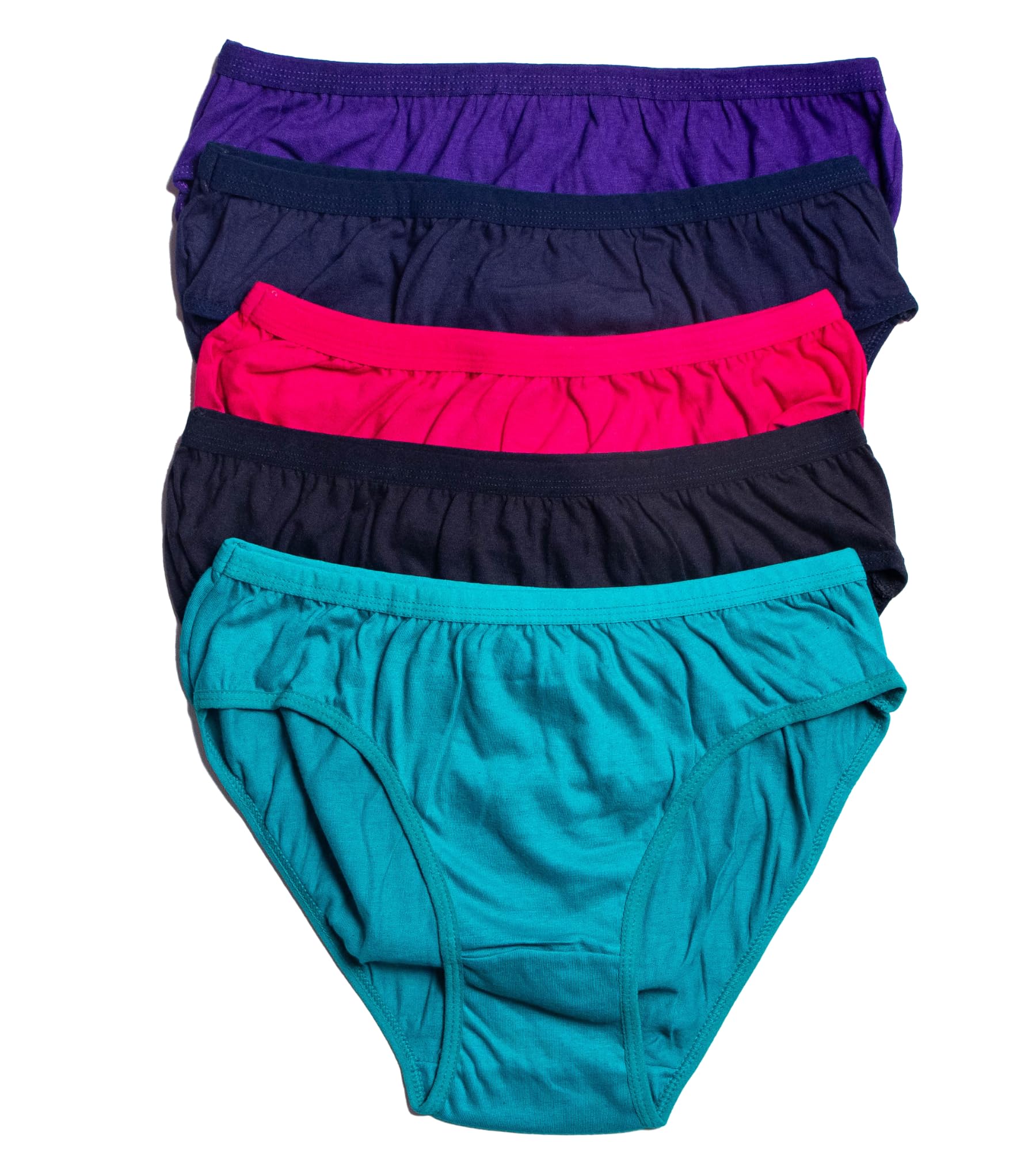poovi store Womens Hipster Panties Innerwear Combo Ladies Plain Cotton Briefs Underwear Multicolor (Pack of 5)-picture-22