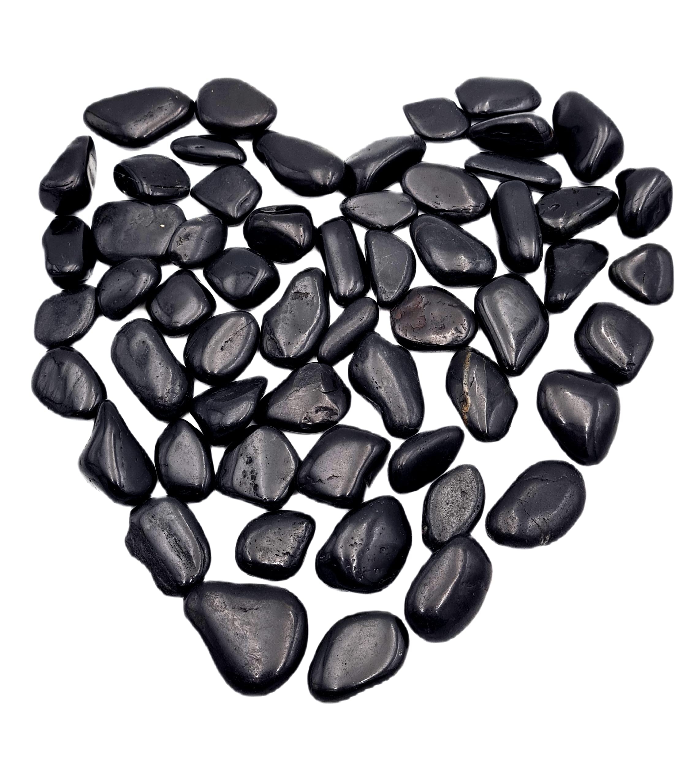 Generisch Pierres roulées de qualité supérieure - 10 kg - Noirs décoratifs (5 à 8 cm) - Pierres naturelles polies pour jardin, aménagement paysager, décoration de la maison et l'aquariophilie