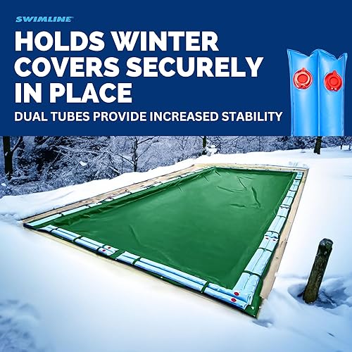 Miniatura 2 de SWIMLINE HYDROTOOLS Bolsa de tubo de agua para piscinas enterradas  Serie PRO TG EXTRA gruesa  1 cámara doble de 10 pies (paquete de 1) Kit de