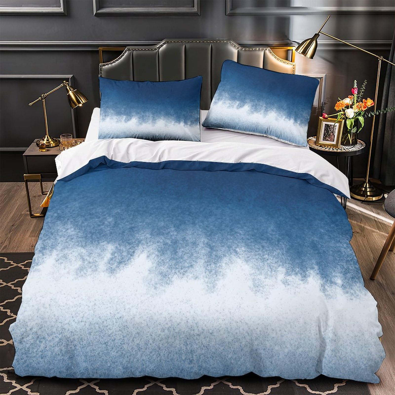 Housse de couette super douce OceanFloralDesign microfibre imprimé 3D