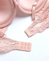 Vista 4 de Jessica Simpson Sujetador para mujer Paquete de 3 sujetadores de microfibra moldeados cómodos Copa BC Copa