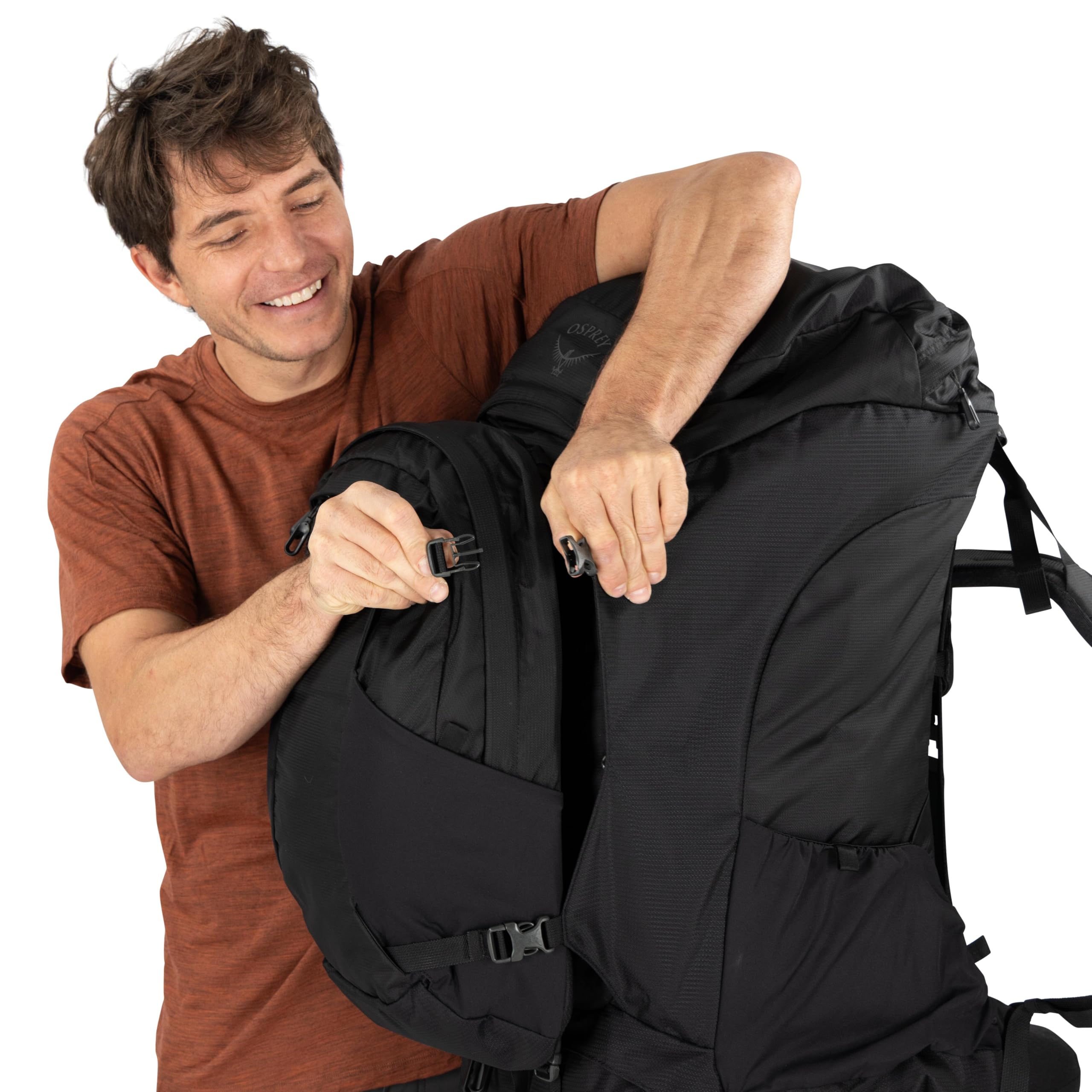 Osprey Farpoint Sac de trekking homme, 75L, Black
