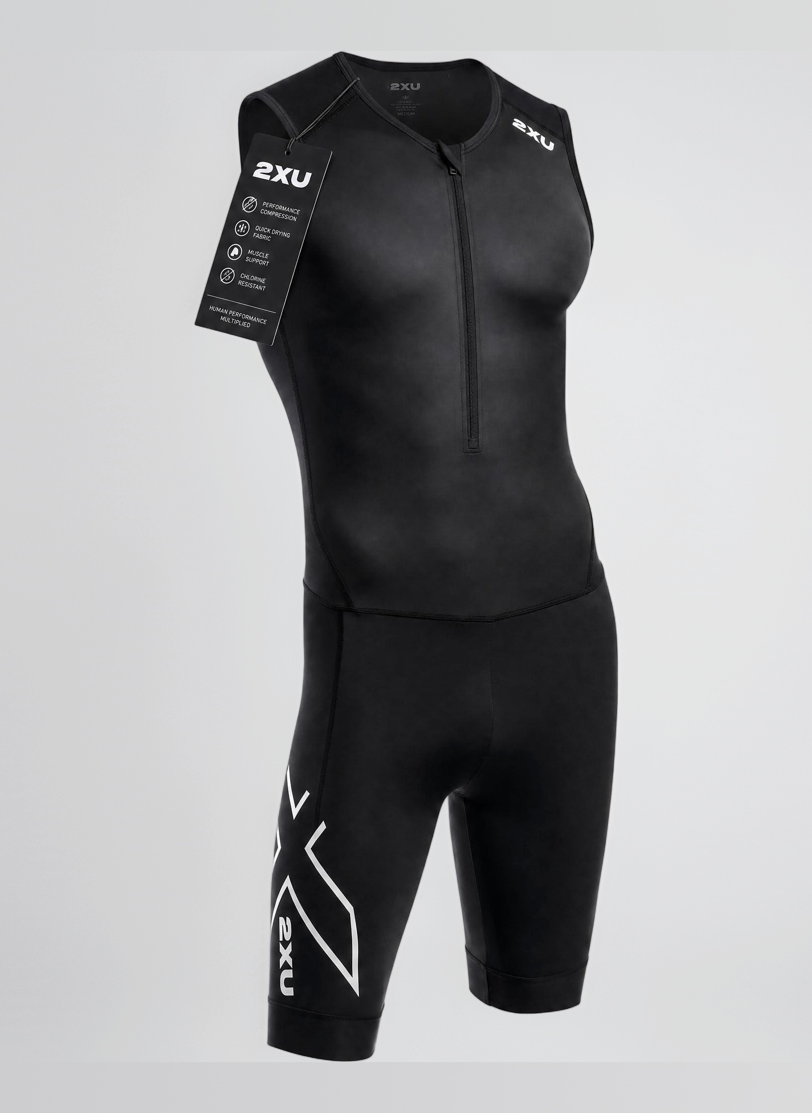Amazon.co.jp: 2XU メンズ コアスリーブ トライスーツ, ブラック
