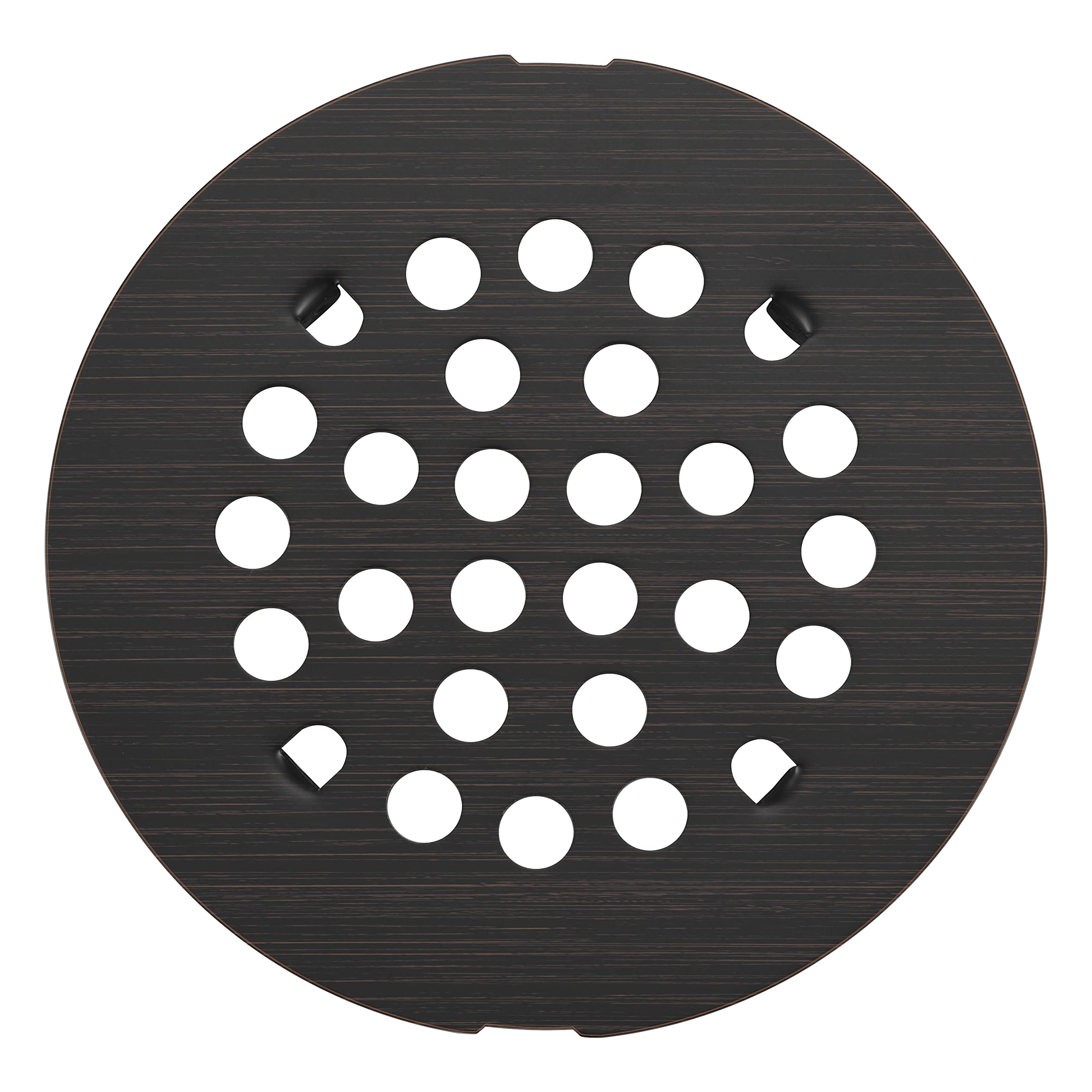 rrajj 4-1/4 (4.25) Inch(108mm) Round Snap-in Shower Floor Drain Cover Replacement Cover (Oil Rubbed Bronze)