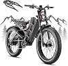 Eahora Romeo ProRomeo 2Romeo Ultra 34-43Mph 1600-3000W Electric Bike for Adults 48-60V 60-70Ah 200Miles Long Range, 204.5264.0 Fat Tire Full Suspension, All Terrain, Hydraulic Brake, APP Control