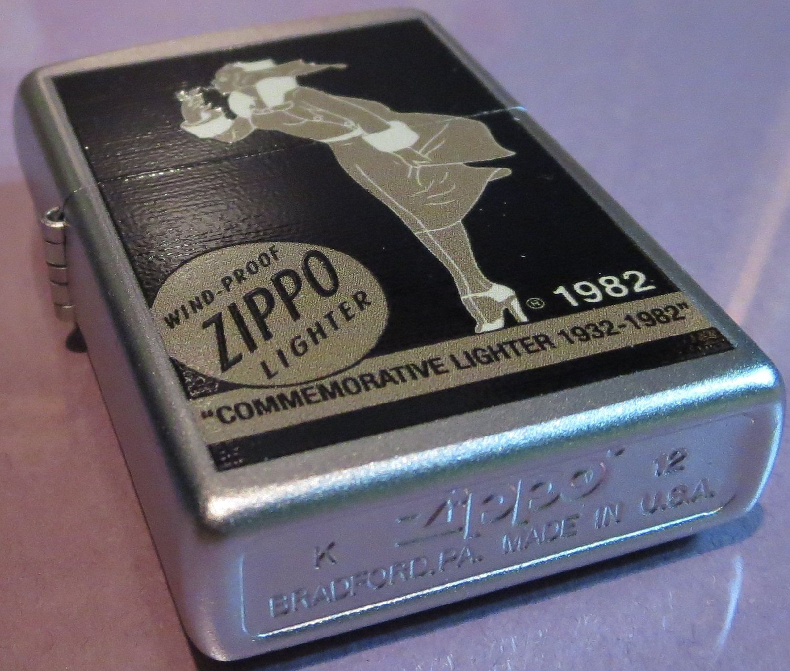 Amazon.com: Zippo Commemorative Windy Girl Lighter 1932 - 1982 