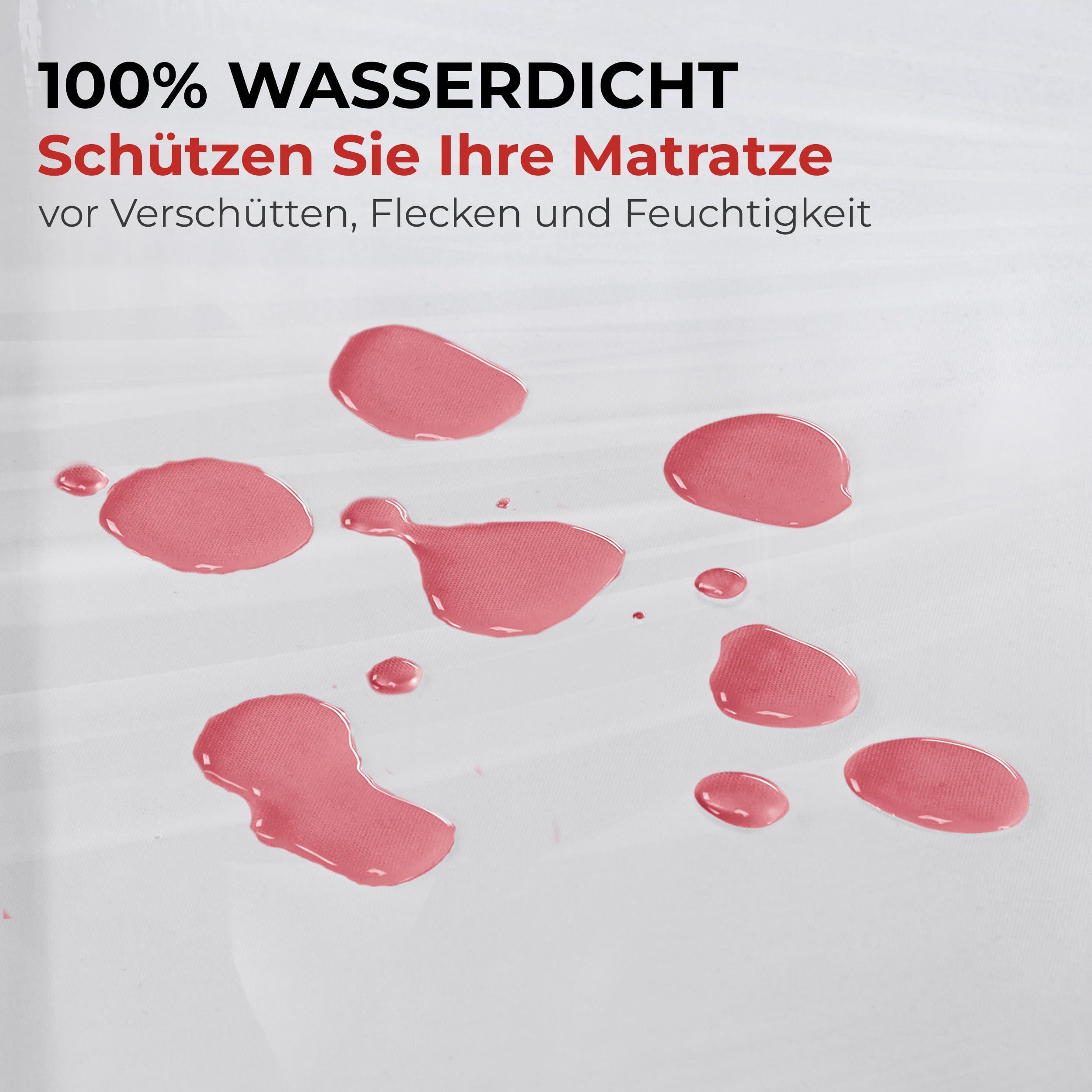 Matratzenhülle für Umzug 90x190 cm, wasserdicht Kunststoff Matratzenschutz – Ansicht 2