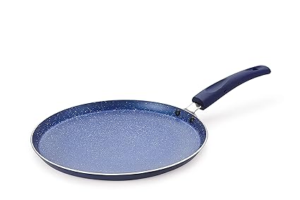 Nirlon Pure Grade Virgin Aluminium Non-Stick Induction Base Bling Flat Tawa