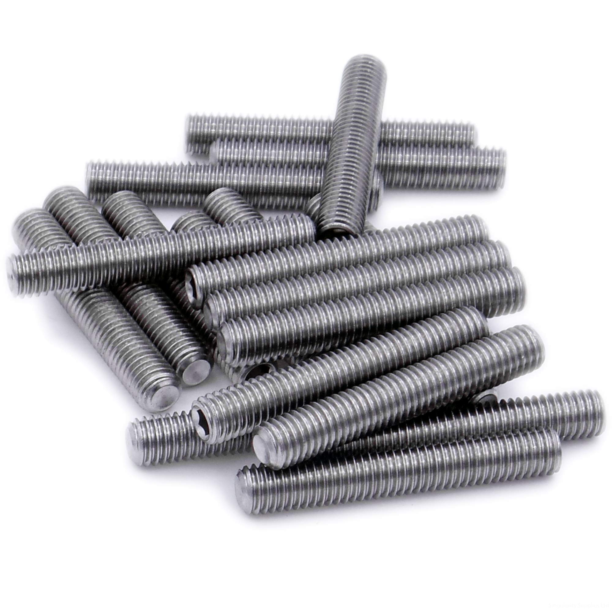 Singularity Supplies M3 (3Mm X 3Mm) Hex Socket Grub Screw (Cup Point) - Stainless Steel (A2) (Pack Of 20)