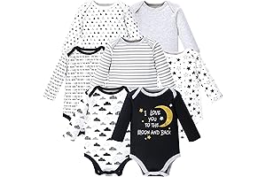 Unisex-Baby Cotton Long-Sleeve Bodysuits: Gentle Embrace for Your Little One's Comfort