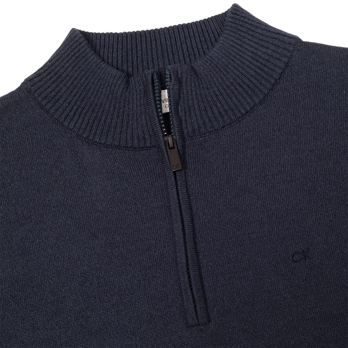 Calvin Klein Herren 2026 Campus 1/2 Zip Pullover Ganzjährig Leicht Pflegeleicht