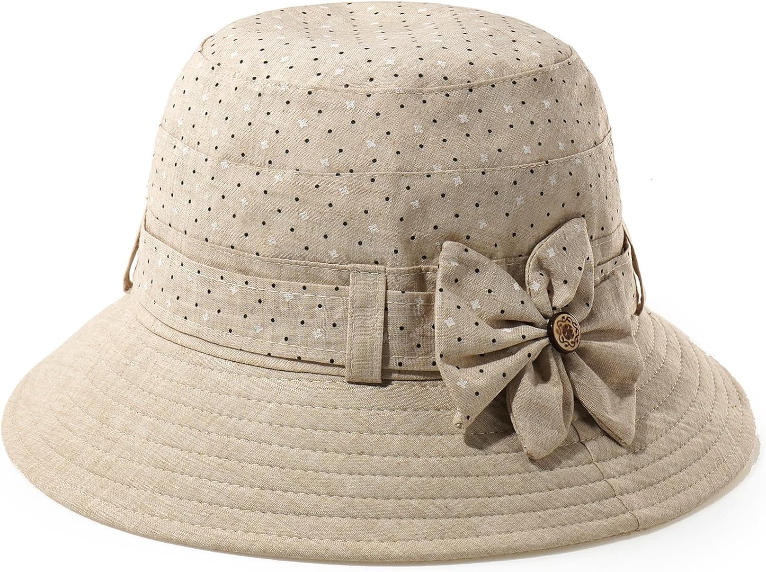 Glamorstar Cloche Hats for Women Vintage Bowler Hat Floral Fedora Bucket Hats