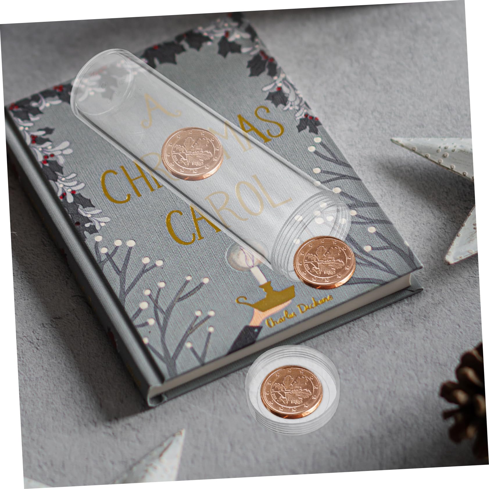 Amazon.co.jp: COOPHYA 10個 蓋付き コイン保管容器 コインホルダー コイン収納ボックス コイン収集ホルダー コインコレクション  コインカウンターチューブ ペニー表示管 コインボックス コインケース コ : ホビー