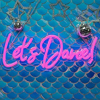14 Haldi Decoration Ideas Full Of Bright Joyful Festive Energy 149 Wanxing Let's Danced Neon Signs Let's Dance Neon Light Up Sign Pink Led ...