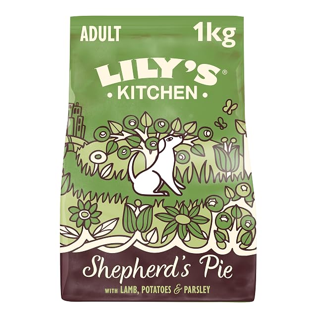 Lily's Kitchen Elaborado con ingredientes naturales alimento seco para perros adultos pasel de carne…