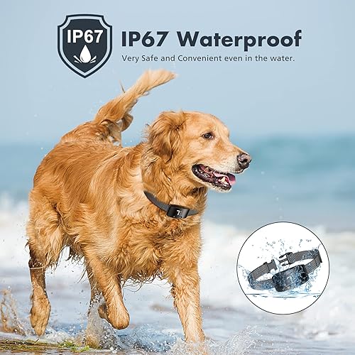 Miniatura 5 de NBJU Bark Collar for DogsRechargeable Anti Barking Training Collar with 7 Adjustable Sensitivity and Intensity Beep Vibration for Small Medium Large