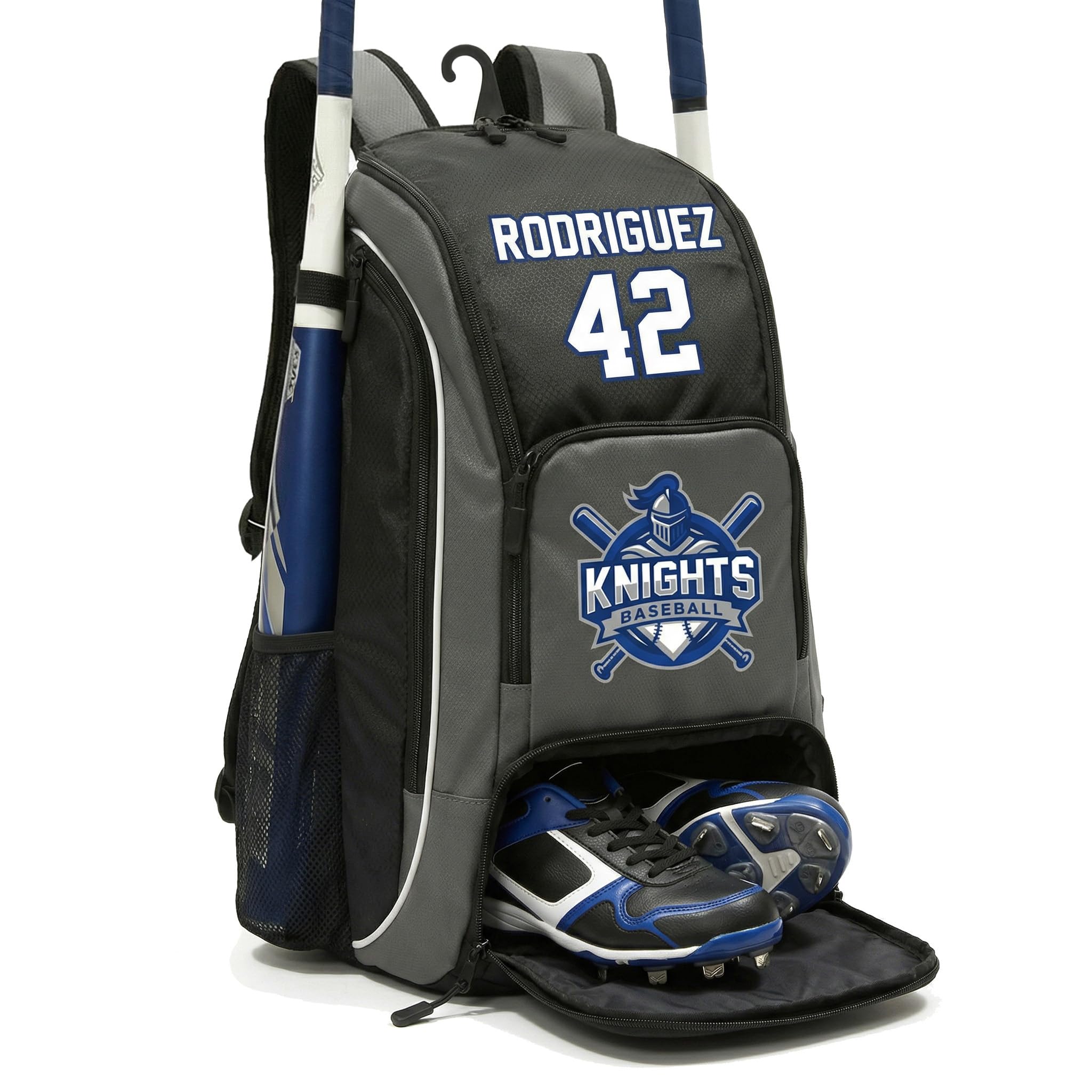 Claycosports Custom Baseball Backpack & Softball Bat Bag Adult & Youth | Large baseball b…