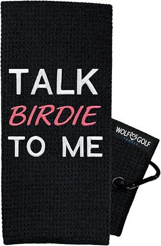 Miniatura 6 de Toalla de golf para mujer  Look at Her Putt  Accesorios de golf para mujer  Regalos de golf para mujer  Toalla de golf divertida  Regalos de