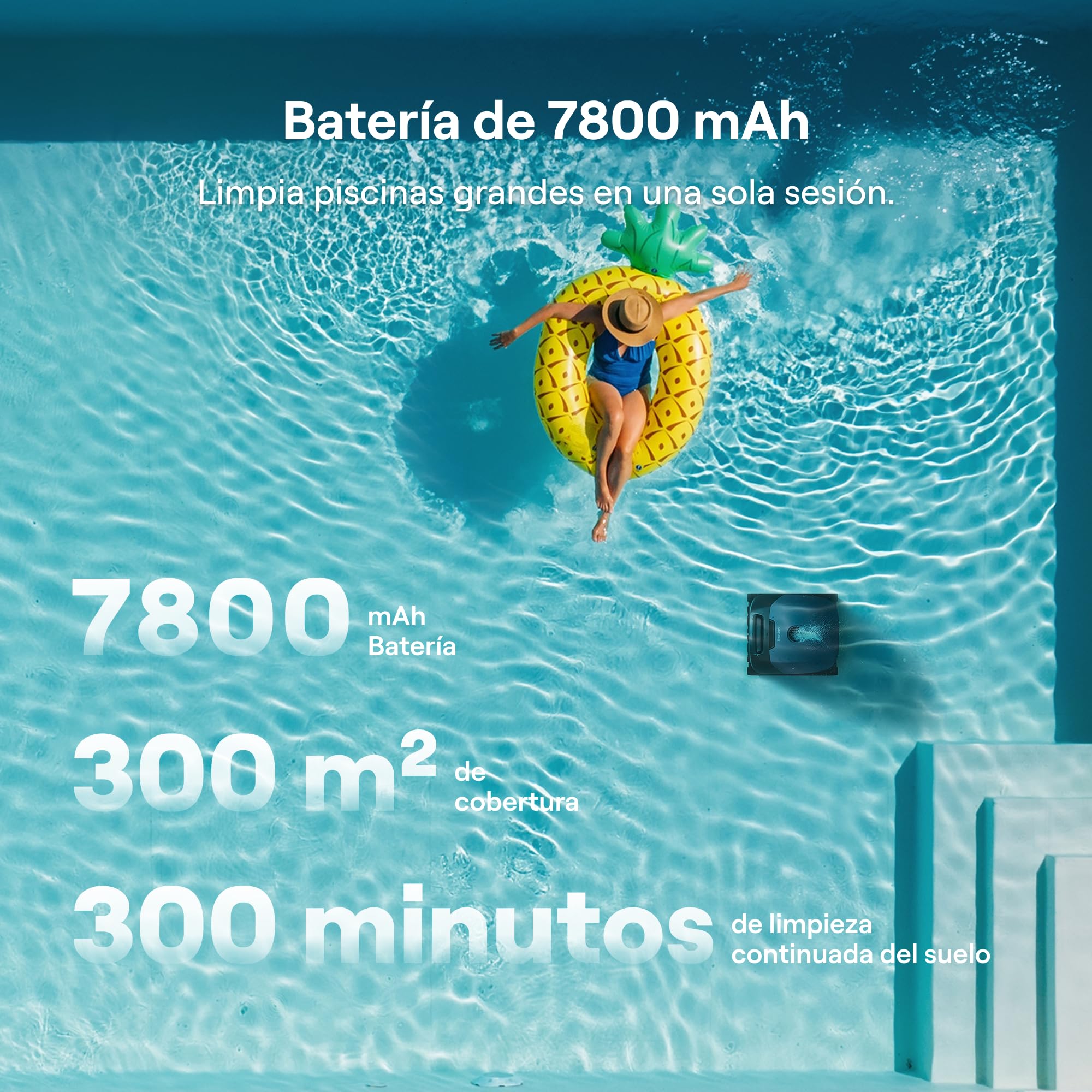 (2026 Nuevo) Beatbot Sora 10 Robot Piscina limpiafondos y Paredes, Plataformas y línea de flotación, 25700 LPH, Estacionamiento línea flotación, 5l residuos,Controllo App,Piscinas enterradas/elevadas — view 7