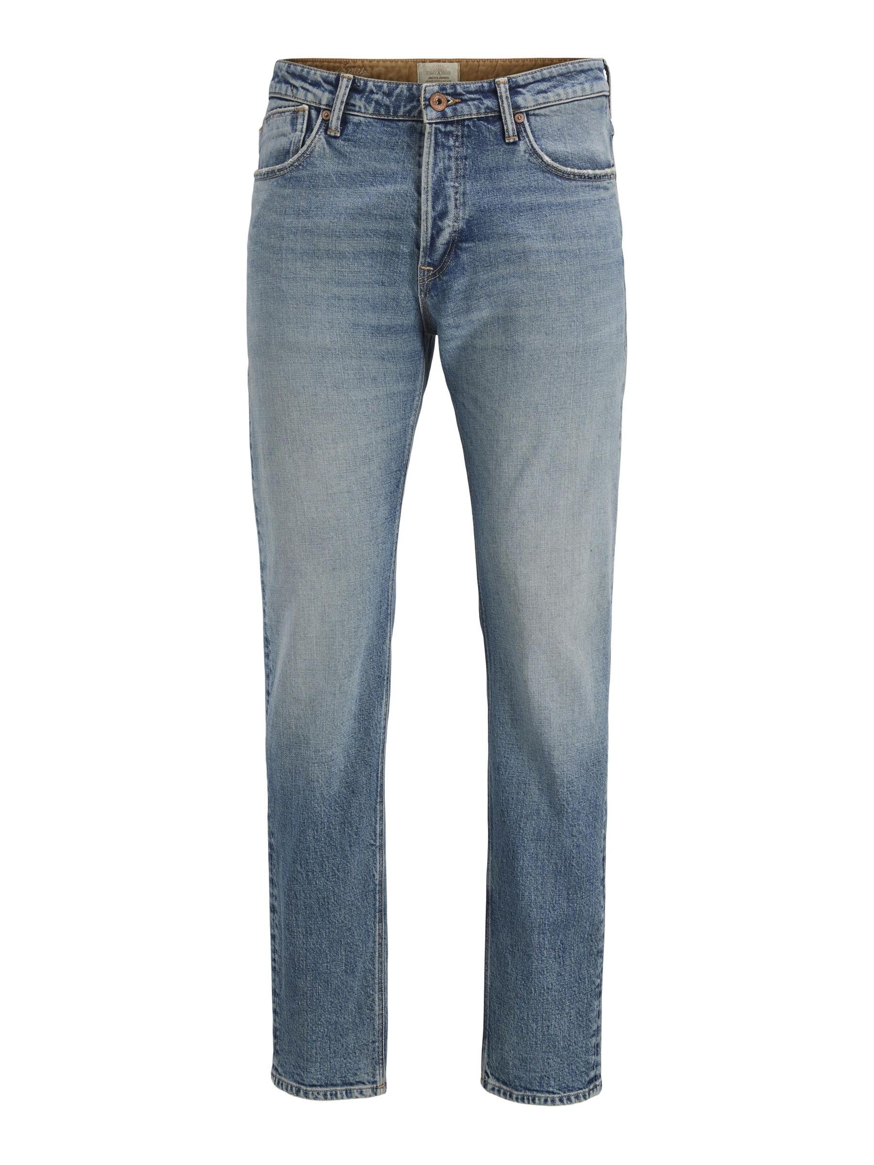 JACK & JONES Male Tapered Fit Jeans JJIMIKE JJWELLS JJ 038 NOOS Tapered Fit Jeans