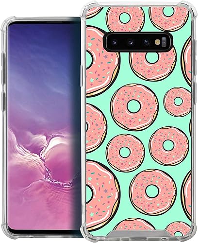 Miniatura 24 de CasesOnDeck - Funda compatible con Samsung Galaxy S10+ | S10 Plus 6.4 pulgadas] S10+ Funda delgada, transparente y flexible de TPU con protección en