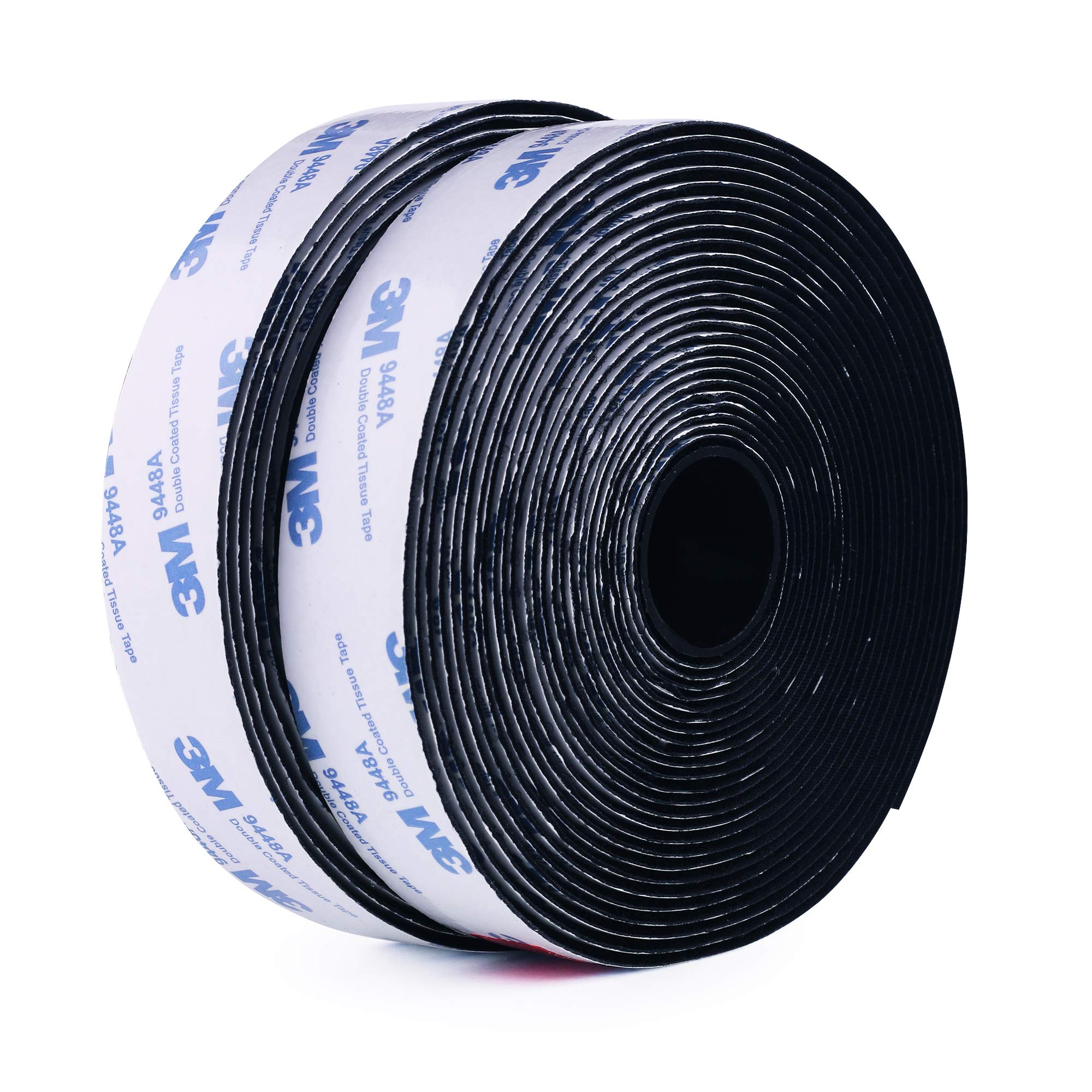 Buy Hook and Loop Self Adhesive Tape 1" x 20Ft 3M 9448A Sticky Back