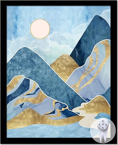 keibiubu Marco de fotos negro, marco de fotos de 8 x 10 pulgadas para póster de fotos, lienzo, certificado, exhibición de documentos, horizontal o