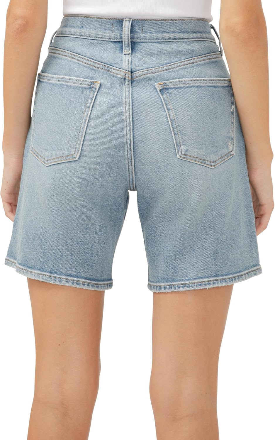 Silver Jeans Co. Women's Regular and Plus Size High Rise Long Shorts