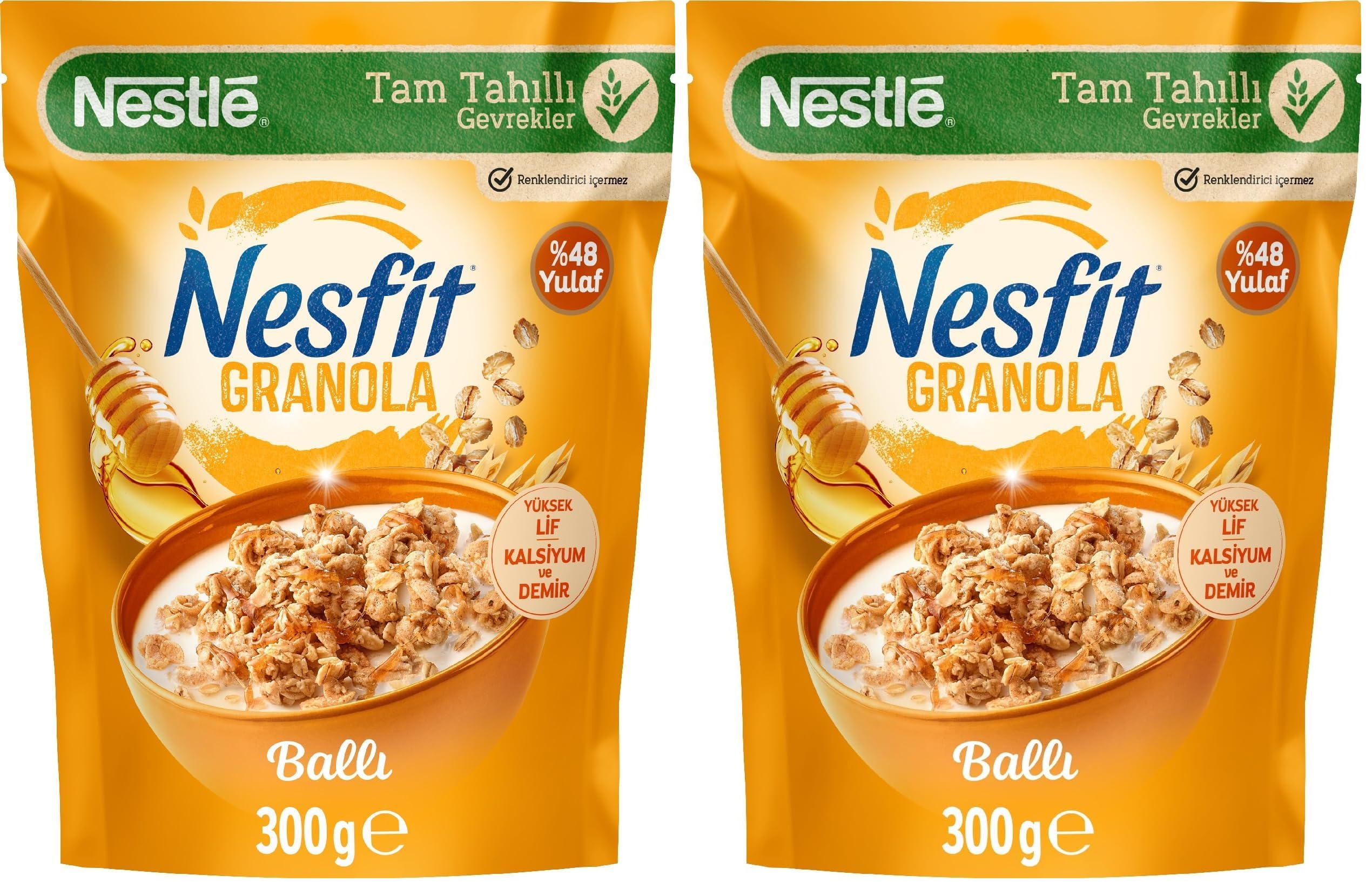 Nestle Nesfit Ballı Granola 300g 2li paket