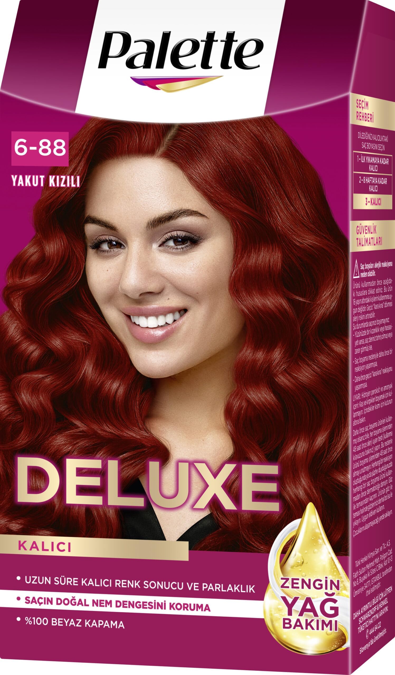 Palette Deluxe 6-888Yakut Kızılı Saç Boyası