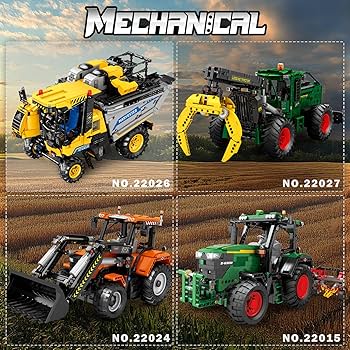 ロシア製　デジフロセット Amazon.com: Reobrix Grape Harvester RC Tractor Building Set, City